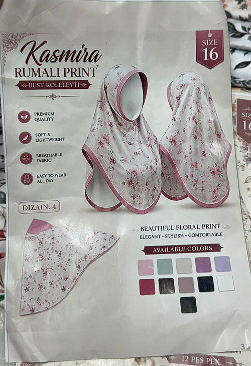 Fancy Malaysian Printed Hijab